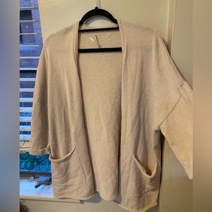 Oak & Fort cream cardigan (large)